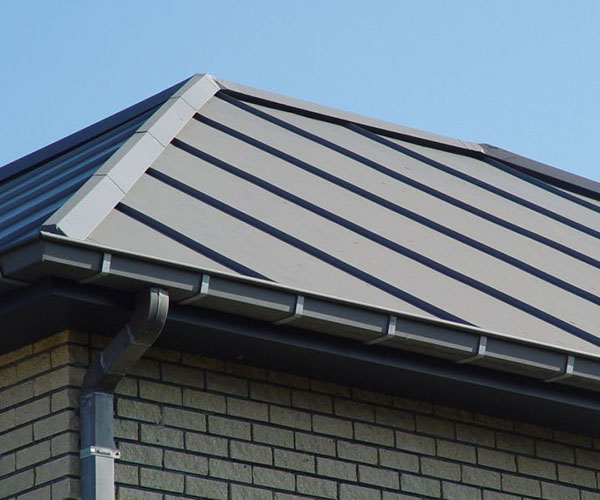 Guttering system installation for your home by Surrey Roofers, providing effective water drainage and long-term protection.