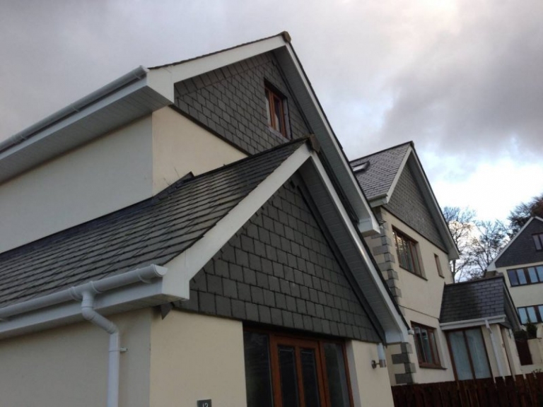 New roofing completion for new developments in Surrey by Surrey Roofers, offering durable and high-quality roofing solutions.